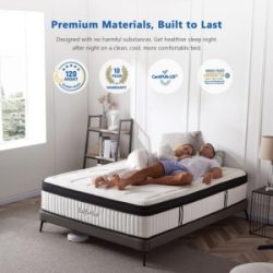 14 Inch Hybrid Gel Memory Foam King Mattress