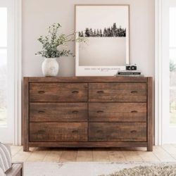 Rustic Walnut Dresser