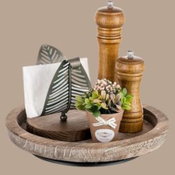 Rustic Wooden Serving Tray